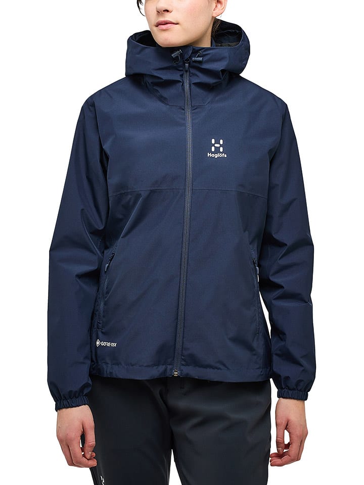 Haglöfs Kurtka przeciwdeszczowa "Kaise GTX" w kolorze granatowym rozmiar: XL