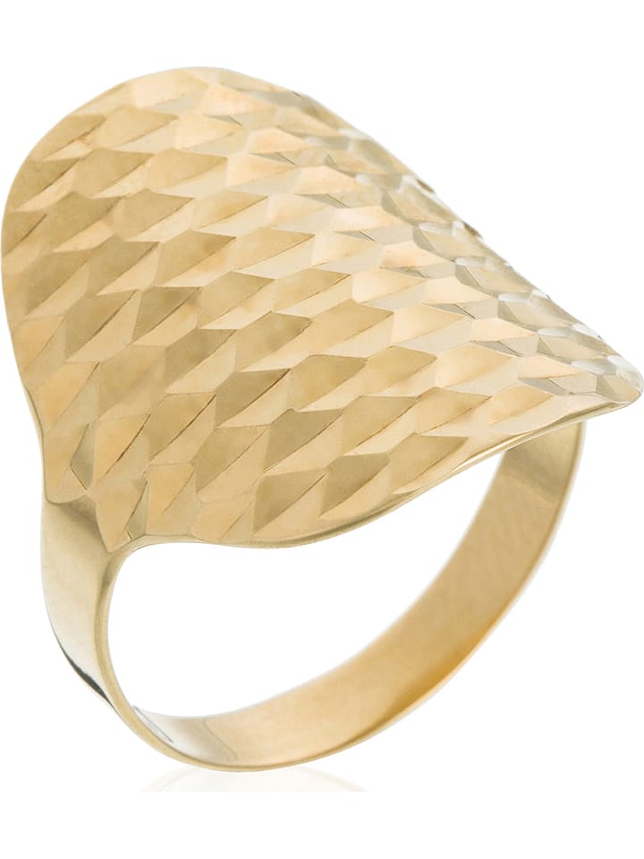 OR ÉCLAT Złoty pierścionek "Armadillo" rozmiar: 54