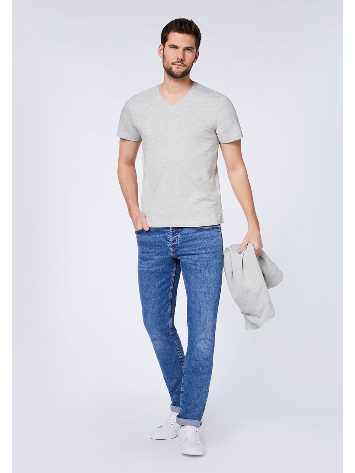 Detto Fatto Koszulka w kolorze szarym rozmiar: 50