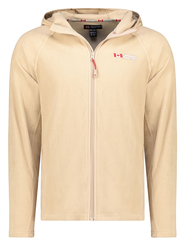Canadian Peak Kurtka polarowa "Tugoodeak" w kolorze beżowym rozmiar: 3XL