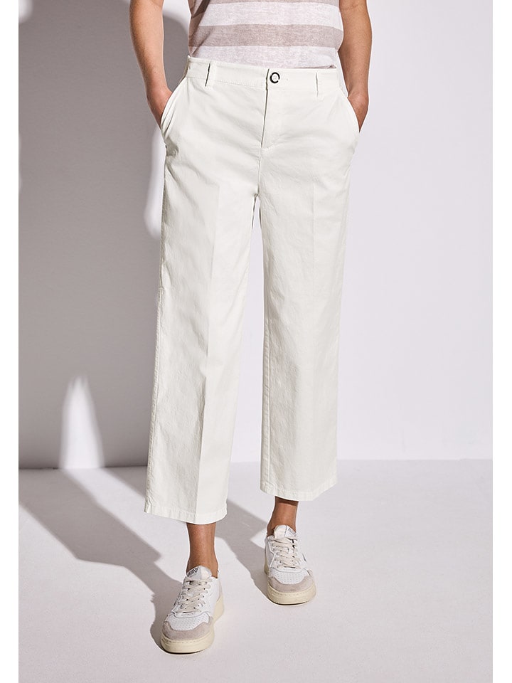 Street One Spodnie chino w kolorze białym rozmiar: 42/L28