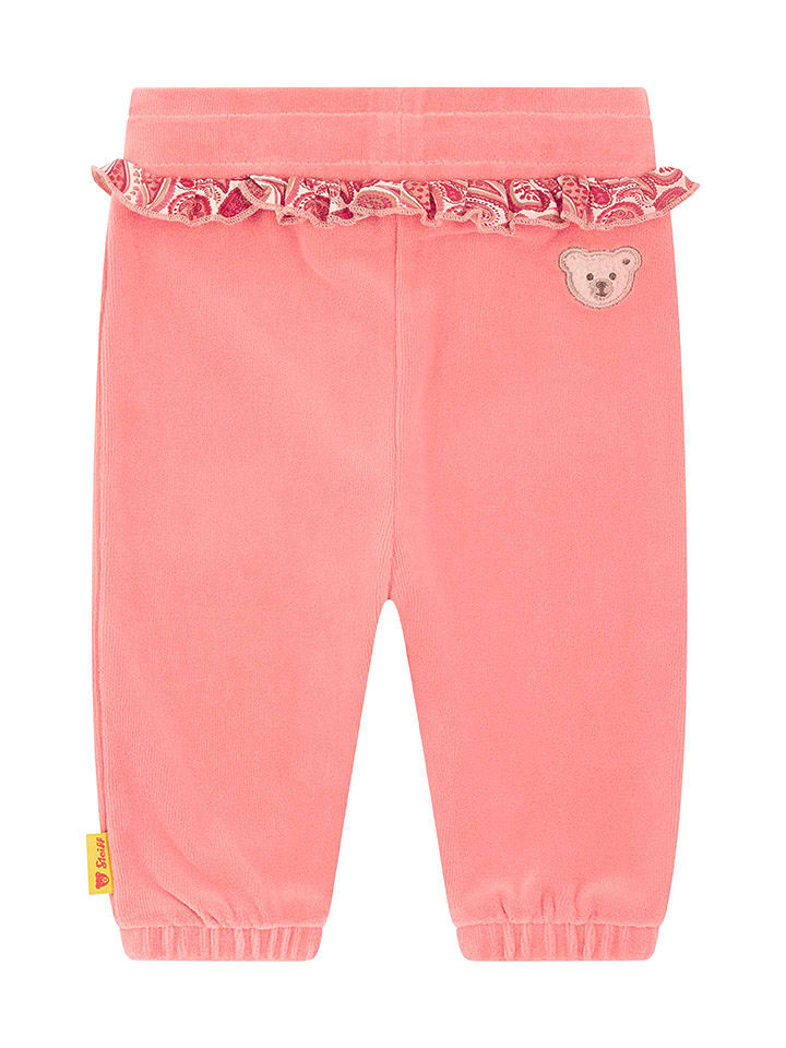 Steiff Spodnie dresowe w kolorze jasnoróżowym rozmiar: 68
