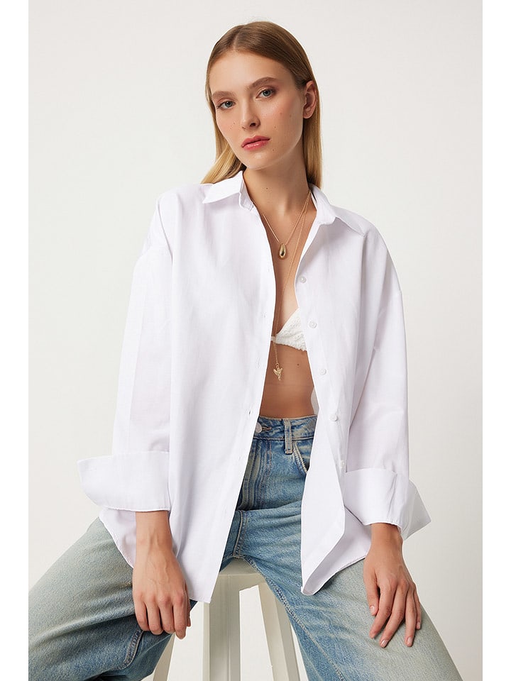 Happiness Istanbul Koszula w kolorze białym rozmiar: 38