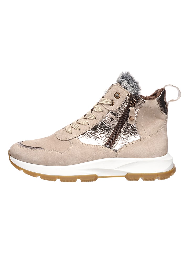 SALAMANDER Skórzane sneakersy w kolorze beżowym rozmiar: 38