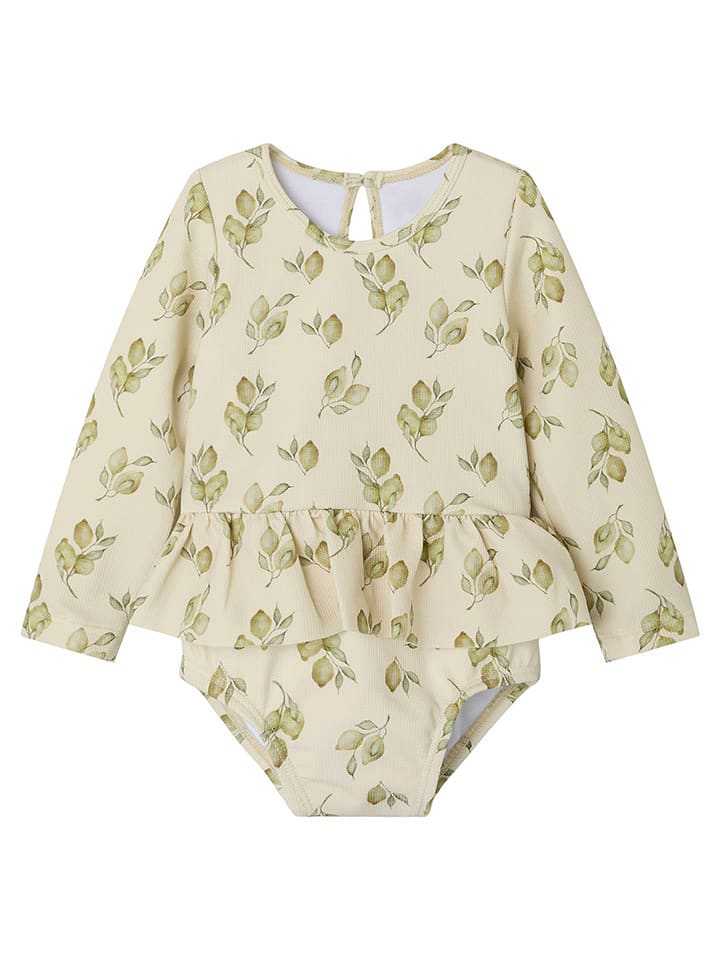 Lil Atelier Strój kąpielowy "Floria" w kolorze beżowym rozmiar: 62