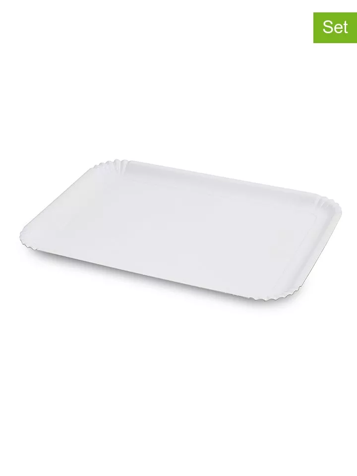 Guardini Papierowe tace (6 szt.) w kolorze białym rozmiar: onesize