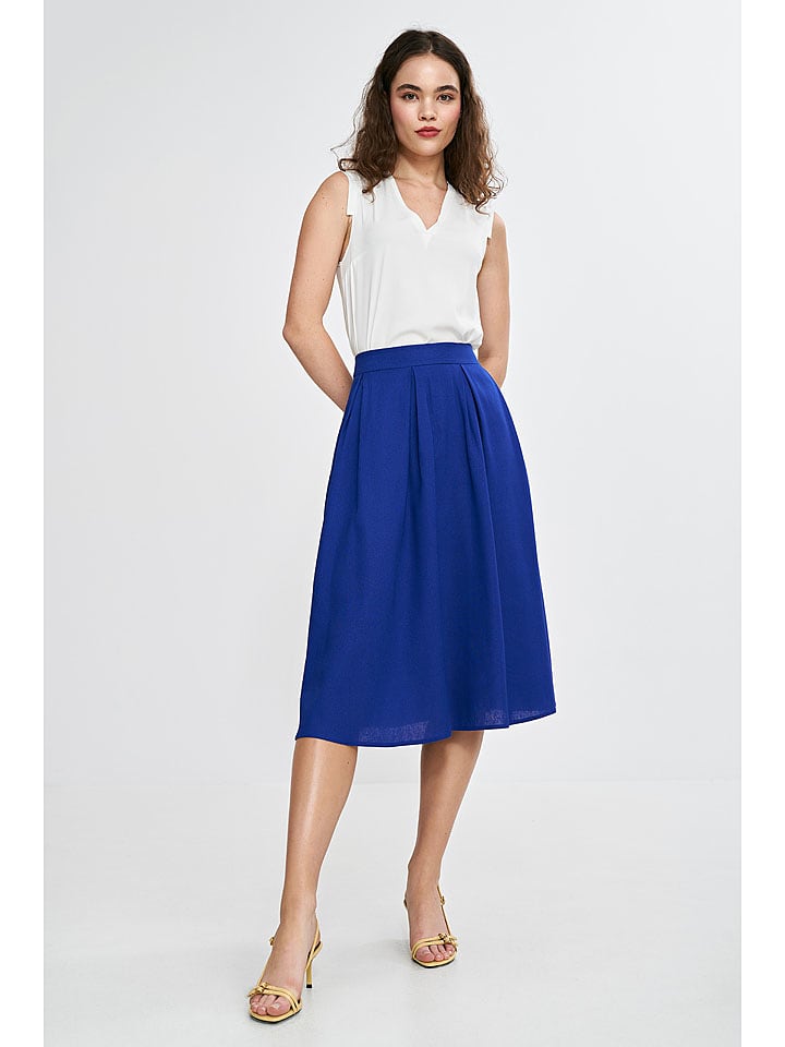 Nife Spódnica w kolorze niebieskim rozmiar: 38