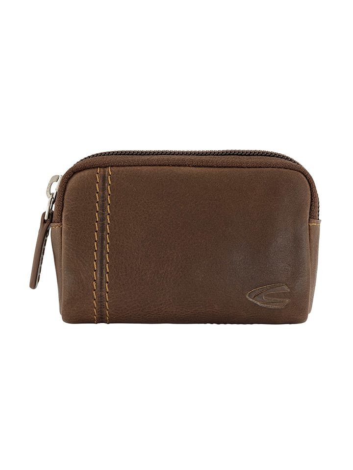 Camel Active Skórzane etui "Bilbao" w kolorze jasnobrązowym na klucze - 12 x 8 x 3 cm rozmiar: onesize