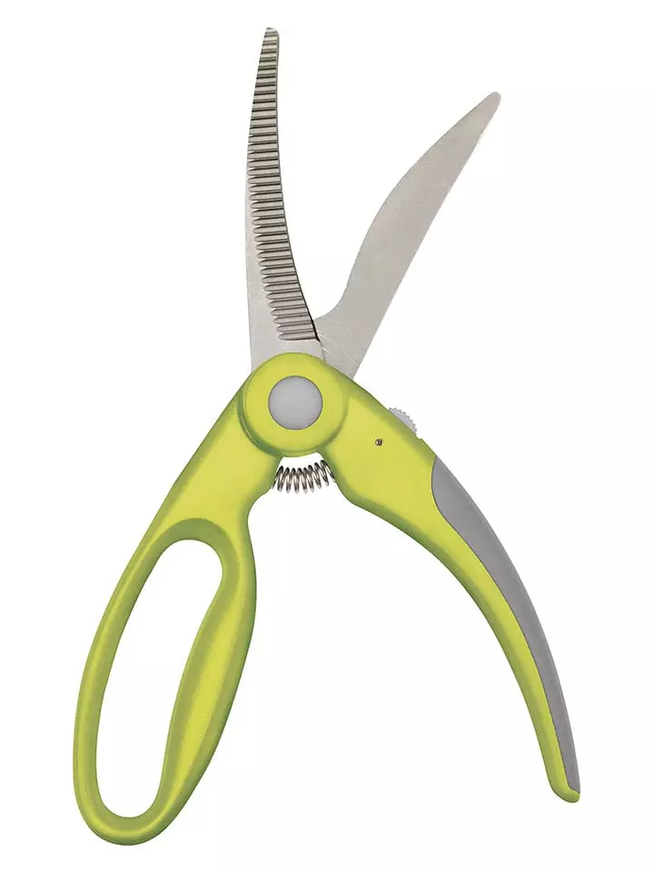 Ibili Nożyce w kolorze srebrno-zielonym do drobiu - dł. 31 cm rozmiar: onesize