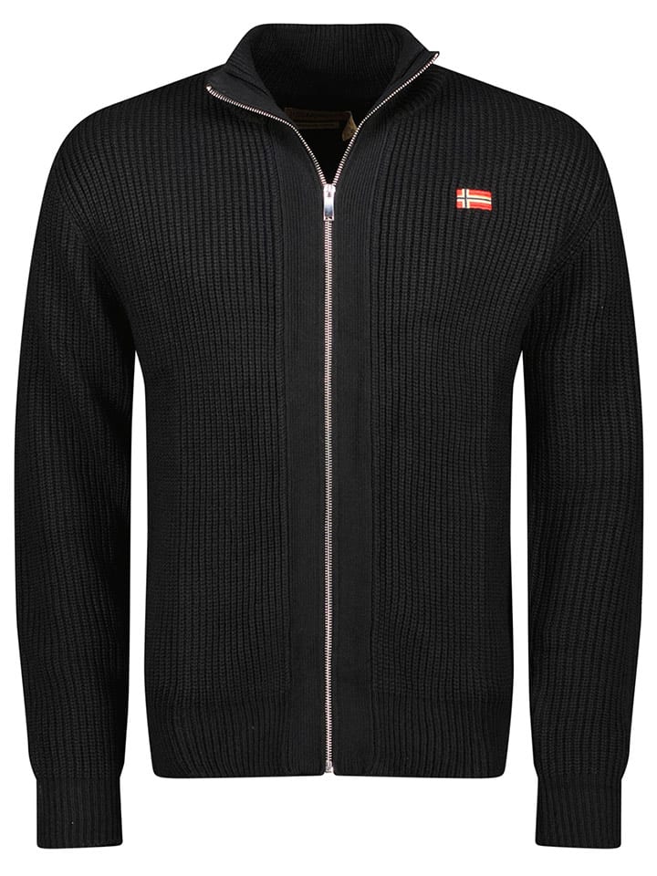 Geographical Norway Kardigan "Flexible" w kolorze czarnym rozmiar: L