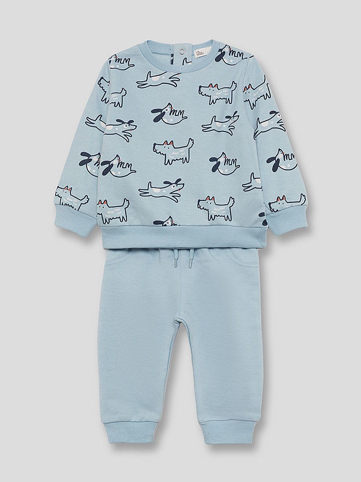 Street MONKEY 2-częściowy zestaw w kolorze błękitnym rozmiar: 68