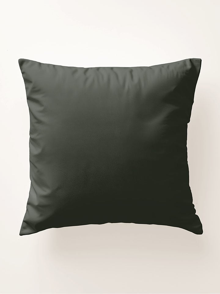 Pierre Cardin Perkalowa poszewka w kolorze ciemnozielonym na poduszkę rozmiar: 65x65 cm