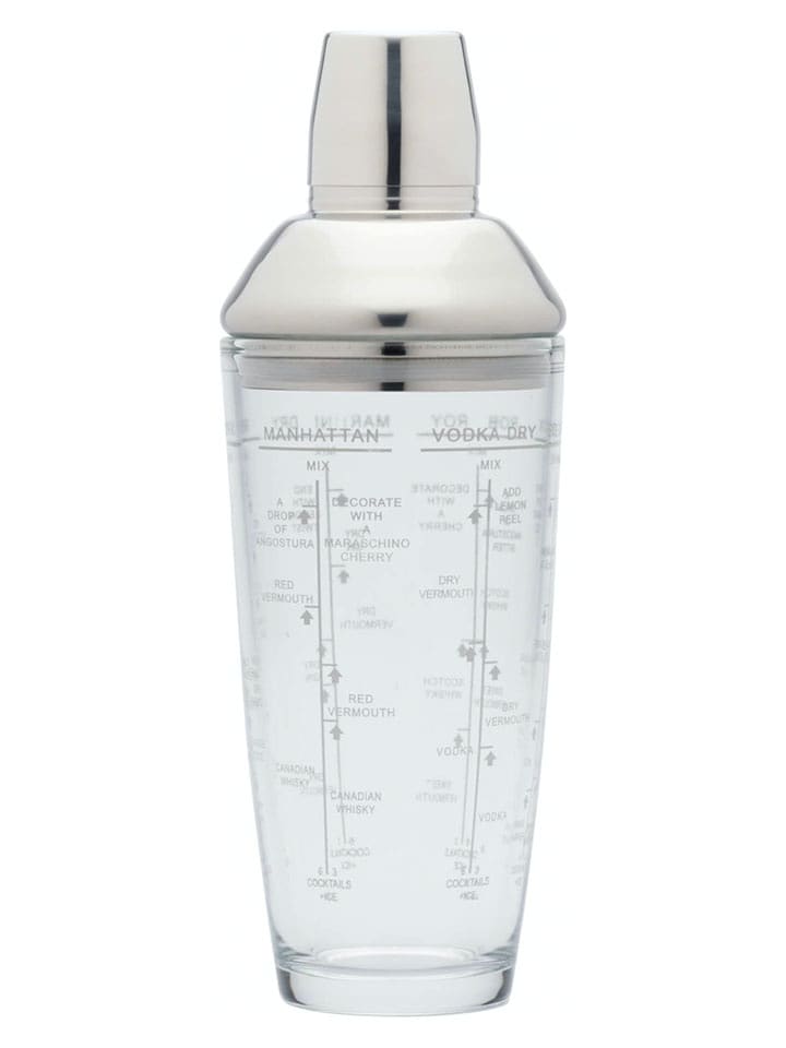BarCraft Shaker w kolorze srebrnym do koktajli - 700 ml rozmiar: onesize