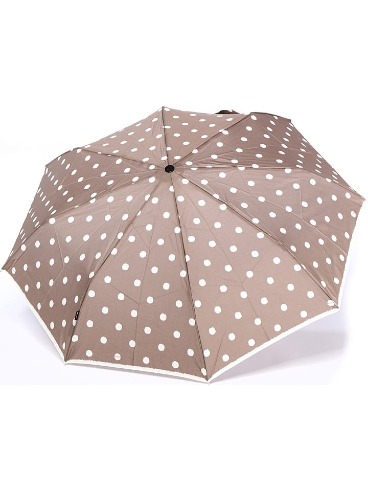Knirps Parasol "Fiber T21" w kolorze beżowo-białym rozmiar: onesize