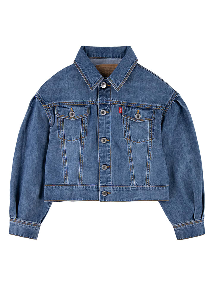 Levi's Kids Kurtka dżinsowa w kolorze niebieskim rozmiar: 152