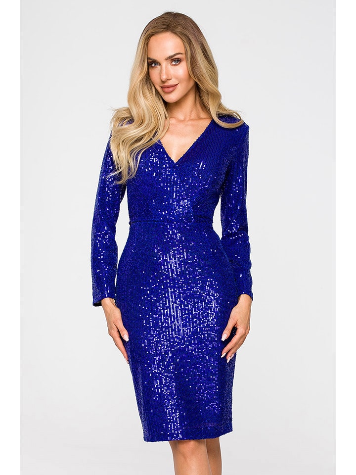 made of emotion Sukienka w kolorze niebieskim rozmiar: S