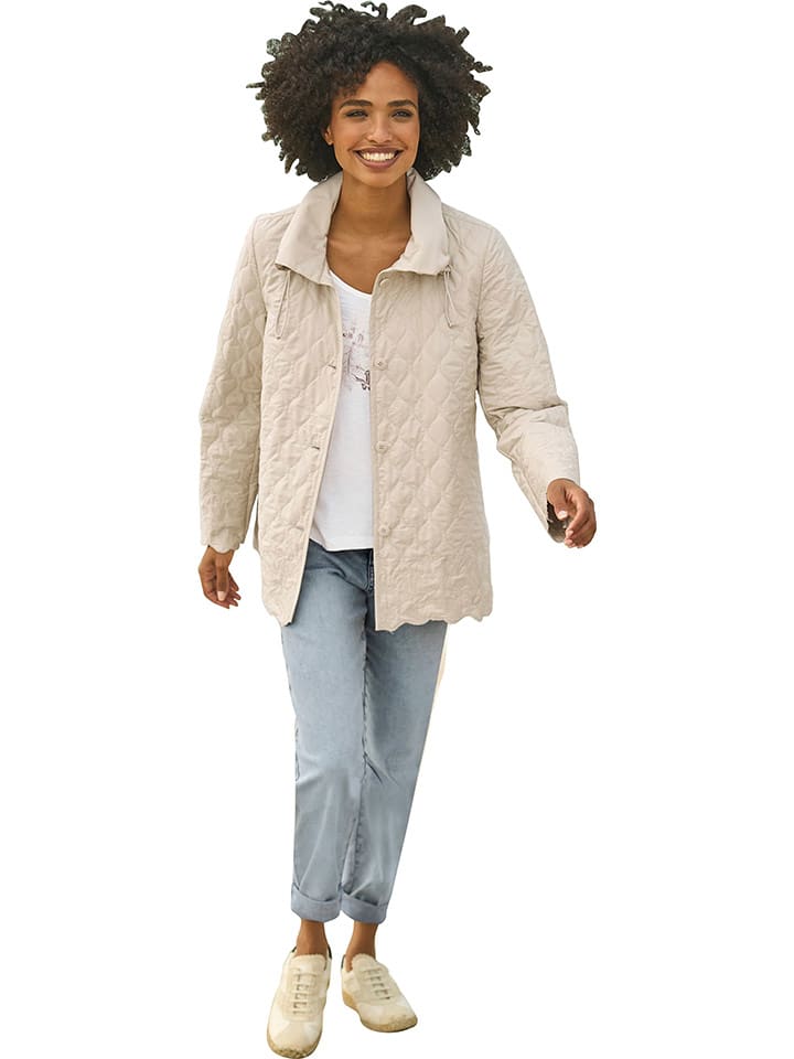 Heine Kurtka przejściowa w kolorze beżowym rozmiar: 48