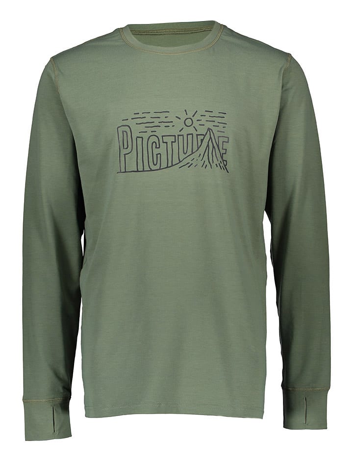 PICTURE Koszulka funkcyjna "Nangha" w kolorze zielonym rozmiar: XS