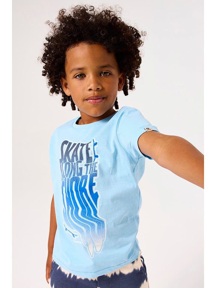 Garcia Koszulka w kolorze błękitnym rozmiar: 92/98