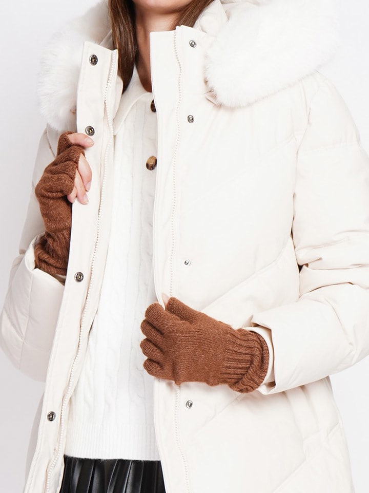 ASSUILI Rękawiczki w kolorze brązowym rozmiar: onesize