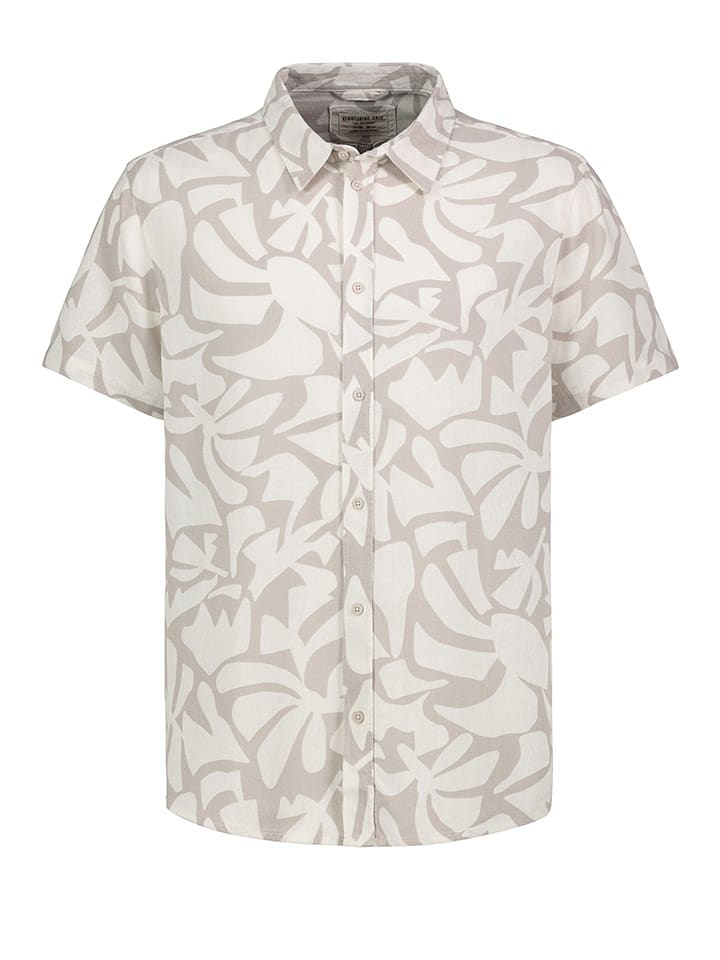 Eight2Nine Koszula w kolorze beżowo-białym rozmiar: S