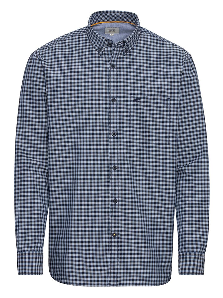 Camel Active Koszula - Regular fit - w kolorze granatowo-błękitnym rozmiar: 6XL