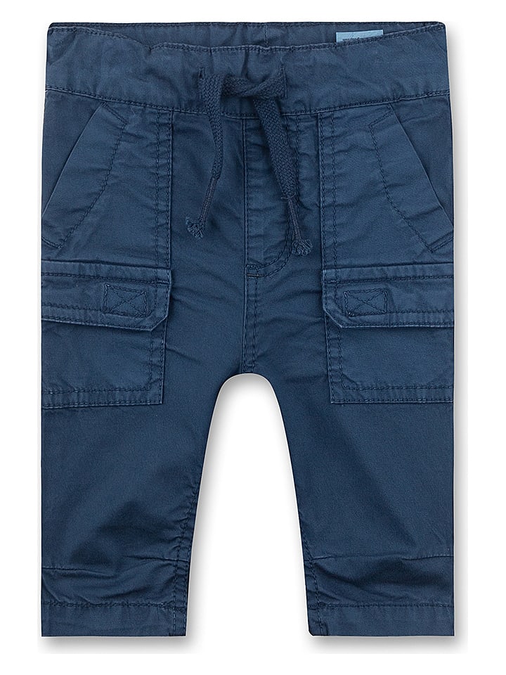 Sanetta Kidswear Bojówki w kolorze granatowym rozmiar: 74