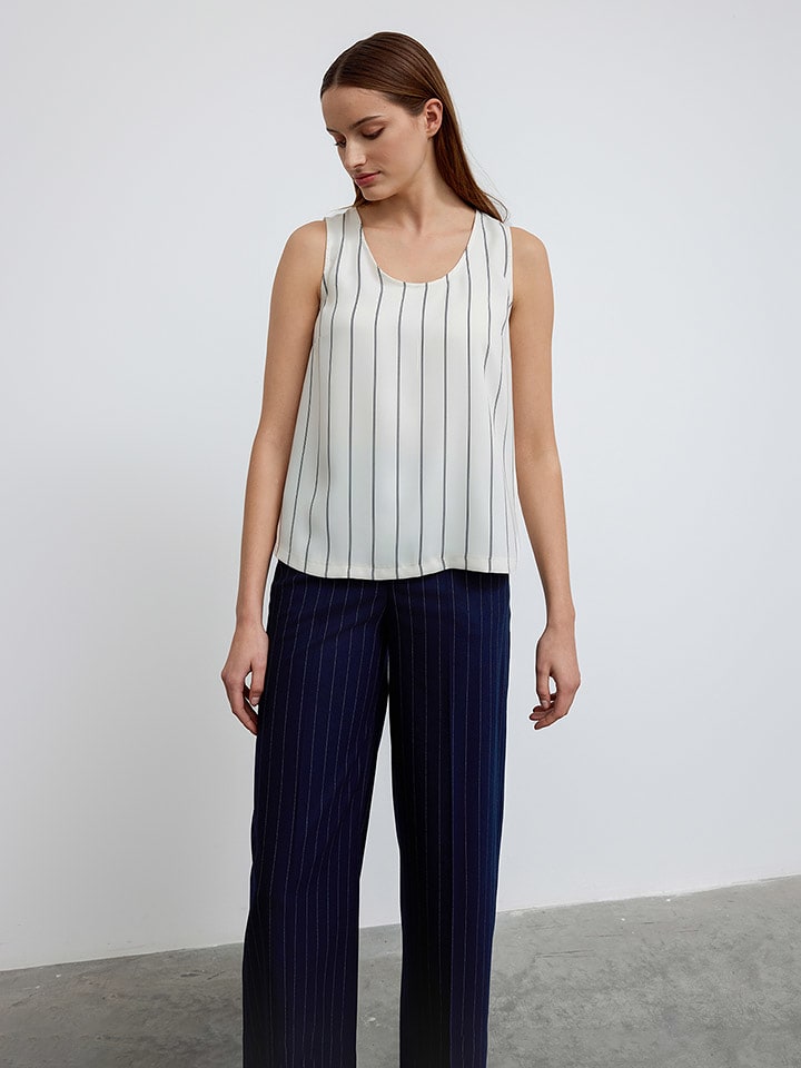 BGN Bluzka w kolorze kremowo-czarnym rozmiar: 40