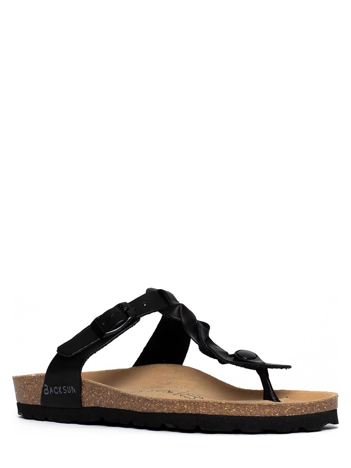 BACKSUN Japonki w kolorze czarnym rozmiar: 40