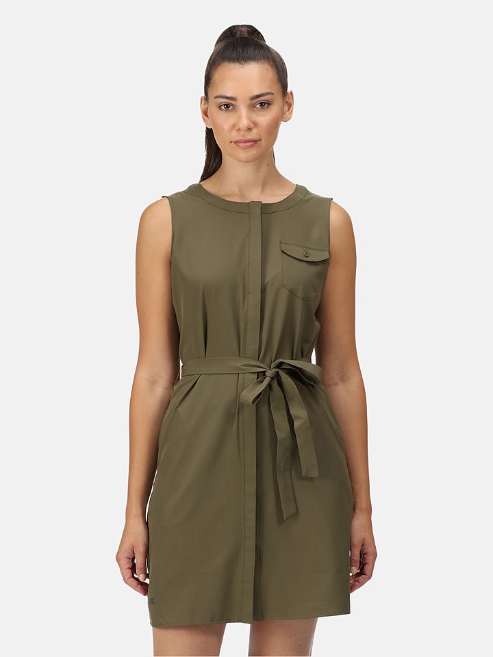 Regatta Sukienka "Highton" w kolorze khaki rozmiar: 34