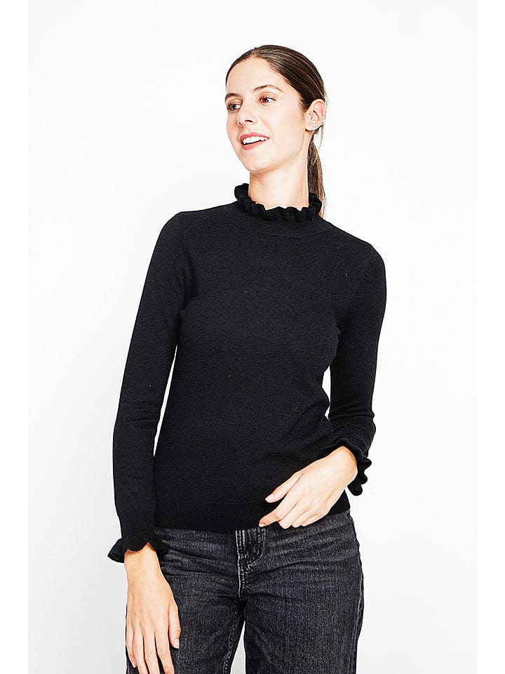 ASSUILI Sweter w kolorze czarnym rozmiar: 40