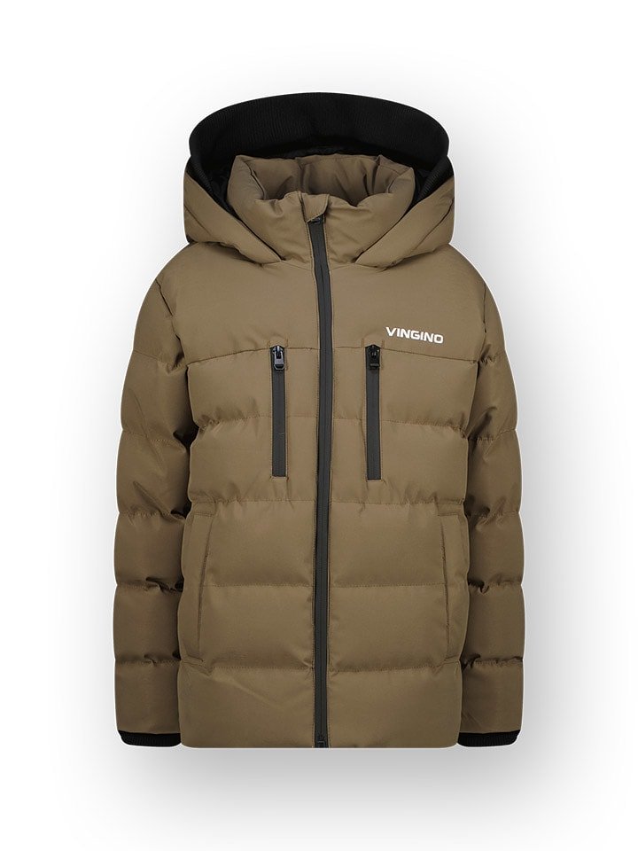 Vingino Kurtka zimowa "Tigel" w kolorze beżowym rozmiar: 152