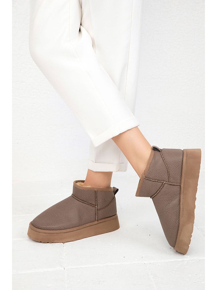 trendyol Botki w kolorze brązowym rozmiar: 37