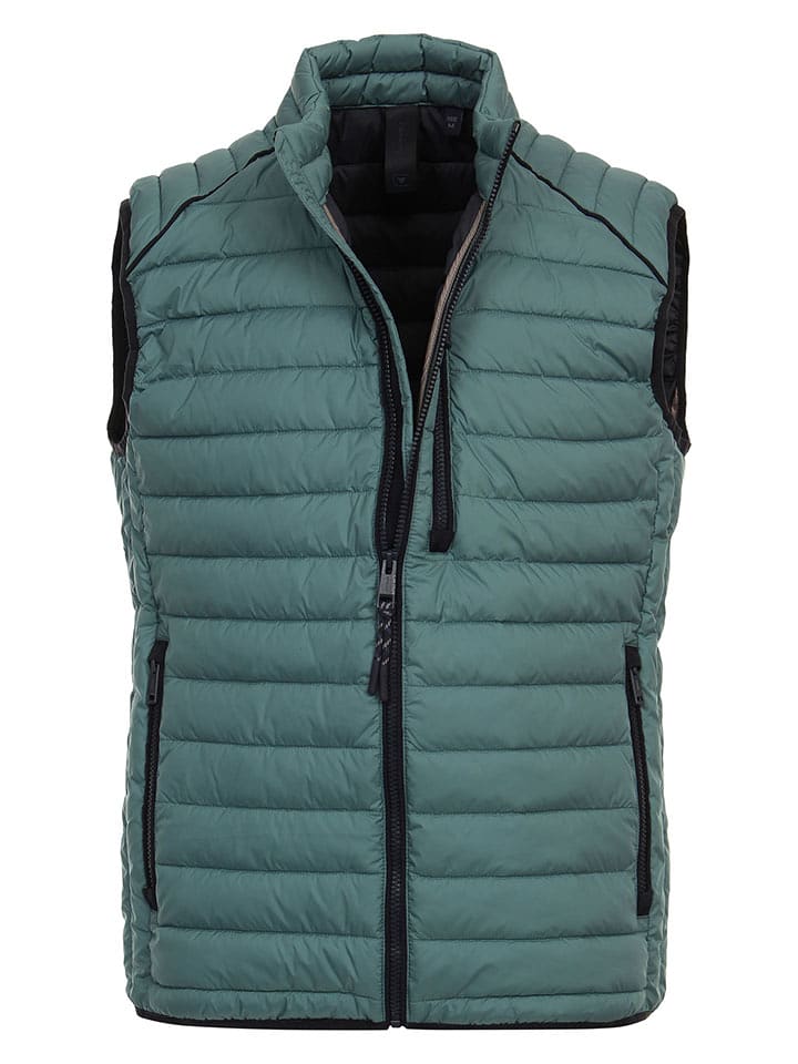 CASAMODA Kamizelka pikowana w kolorze turkusowym rozmiar: M