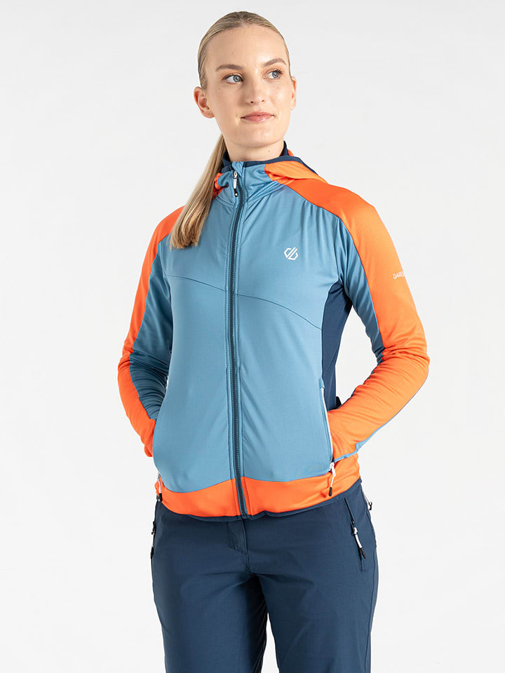 Dare 2b Kurtka polarowa "Traversing Core" w kolorze niebiesko-pomarańczowym rozmiar: 36