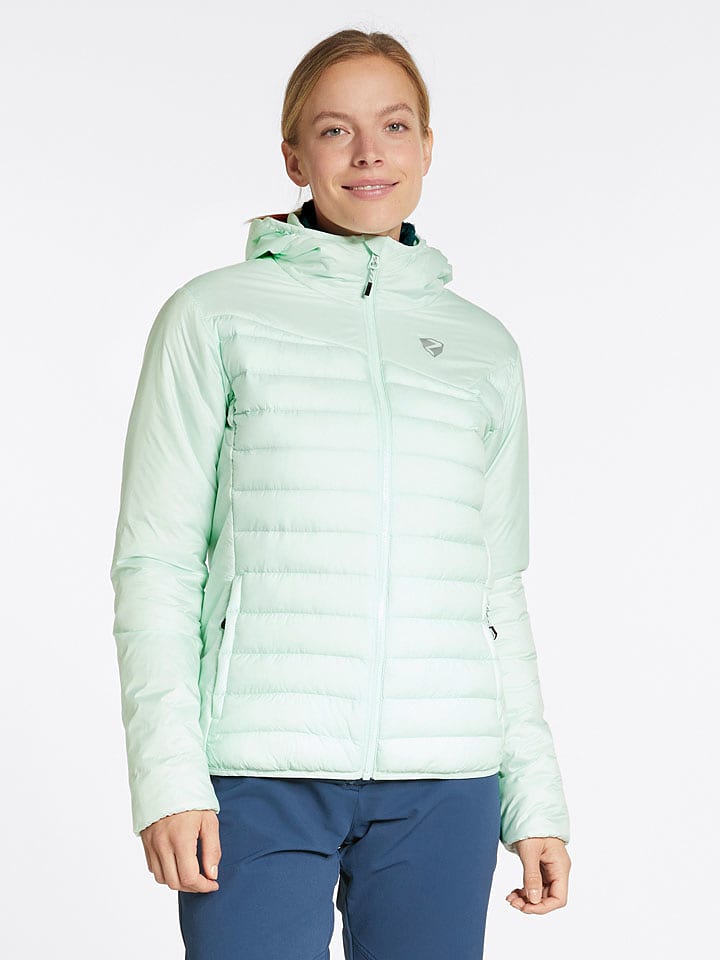 Ziener Kurtka hybrydowa w kolorze turkusowym rozmiar: 34