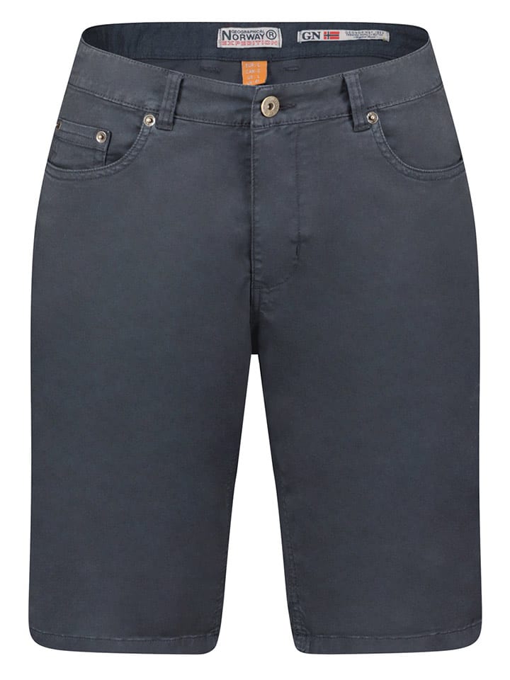 Geographical Norway Bermudy "Pampelone" w kolorze granatowym rozmiar: L