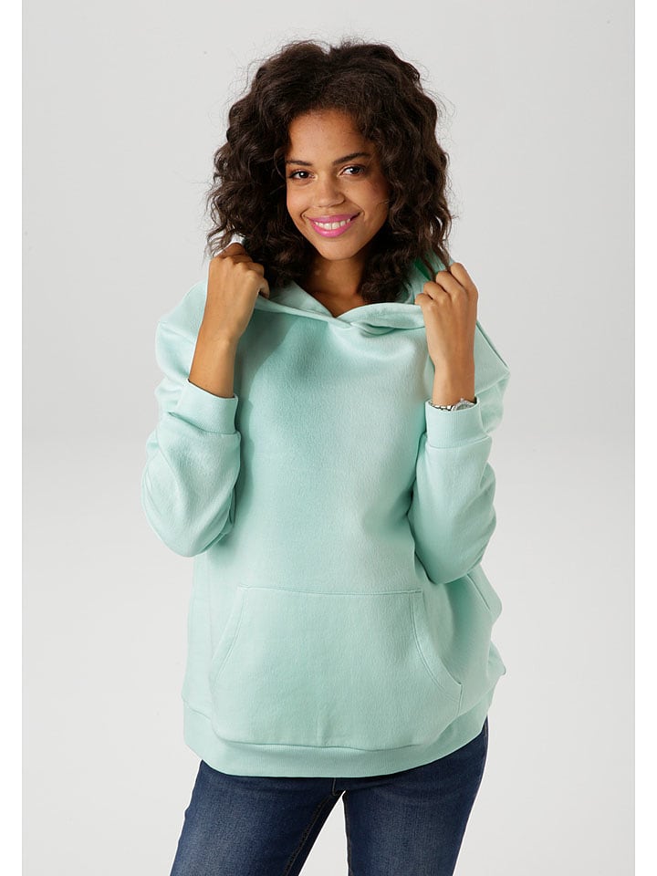 Aniston Bluza w kolorze turkusowym rozmiar: 38