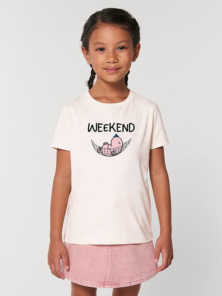 WOOOP Koszulka "Weekend" w kolorze białym rozmiar: 92