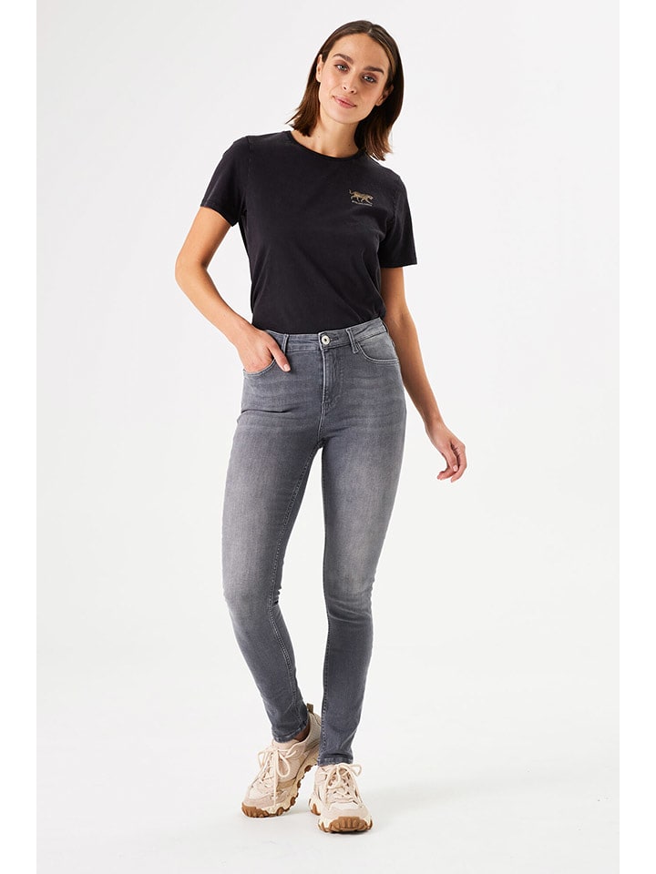 Garcia Dżinsy - Skinny fit - w kolorze szarym rozmiar: W28