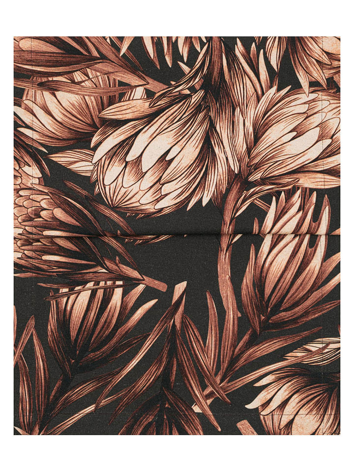 Magma Heimtex Bieżnik "Protea" w kolorze czarno-jasnobrązowym - 145 x 40 cm rozmiar: onesize