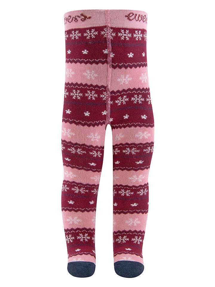 ewers Rajstopy termiczne w kolorze jasnoróżowo-czerwonym rozmiar: 74