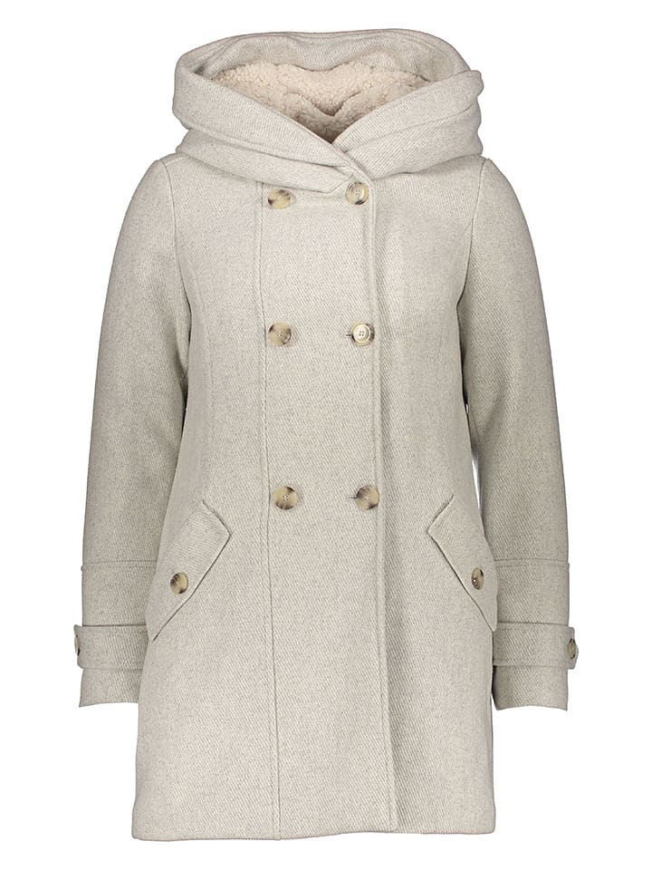 s.Oliver Płaszcz w kolorze kremowym rozmiar: 40