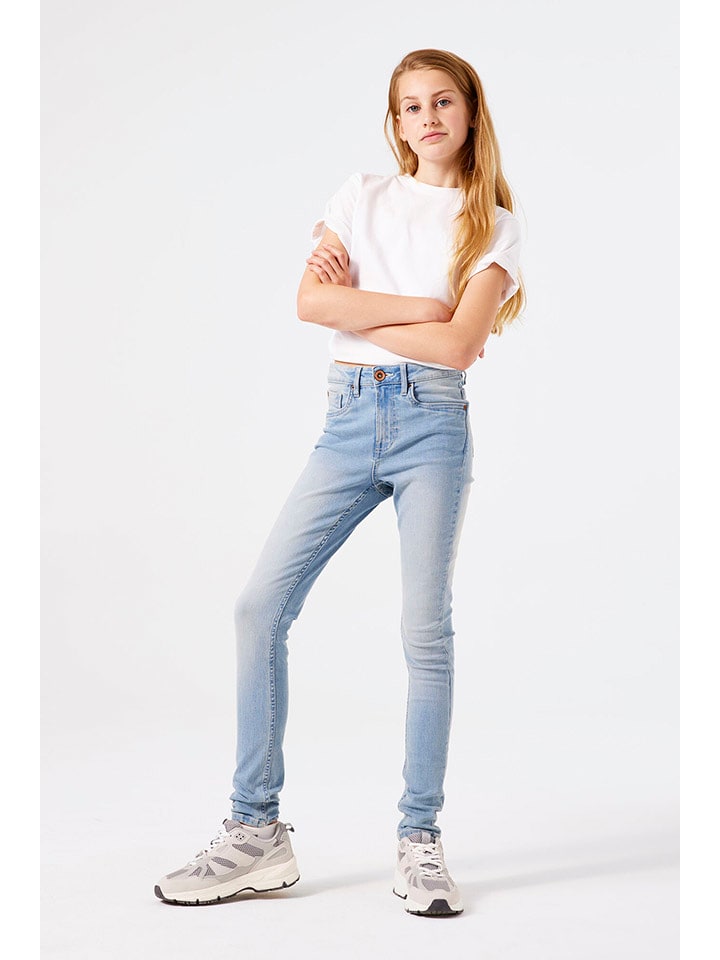 Garcia Dżinsy "Rianna" - Slim fit - w kolorze błękitnym rozmiar: 128