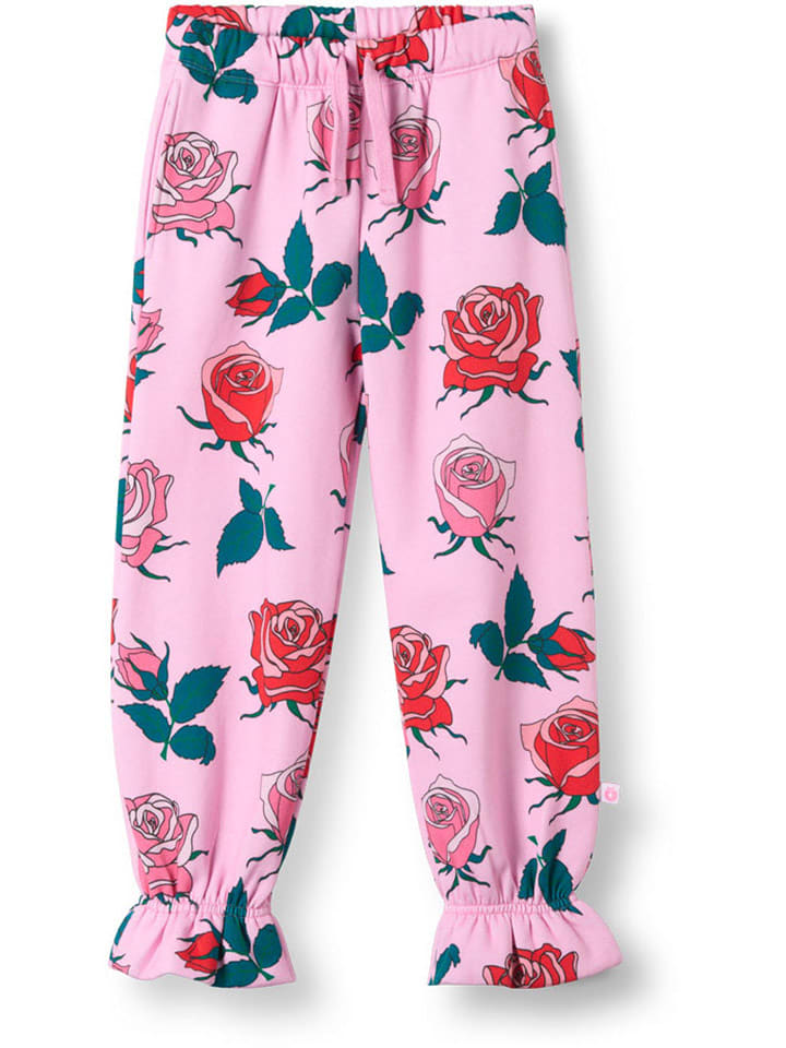 Småfolk Spodnie dresowe "Querina" w kolorze jasnoróżowym rozmiar: 110/116