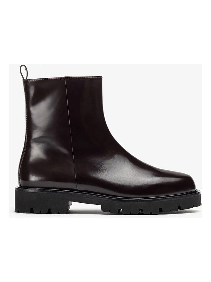 Unisa Skórzane botki "Faye" w kolorze czarnym rozmiar: 41