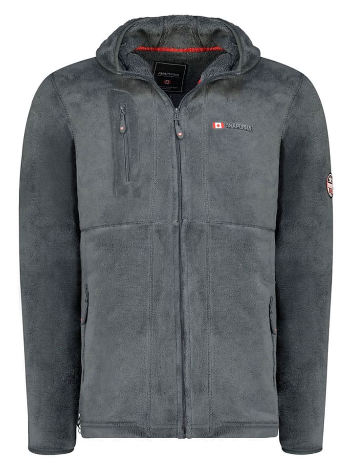 ANAPURNA Kurtka polarowa "Utah" w kolorze antracytowym rozmiar: XL