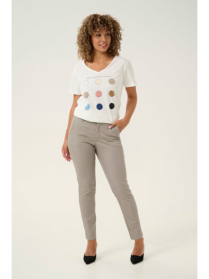 Kaffe Spodnie chino w kolorze szarym rozmiar: 38