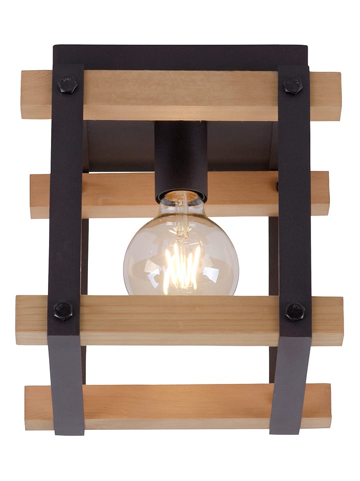 JUST LIGHT. Lampa sufitowa "Edith" w kolorze czarno-jasnobrązowym - 25 x 25 cm rozmiar: onesize