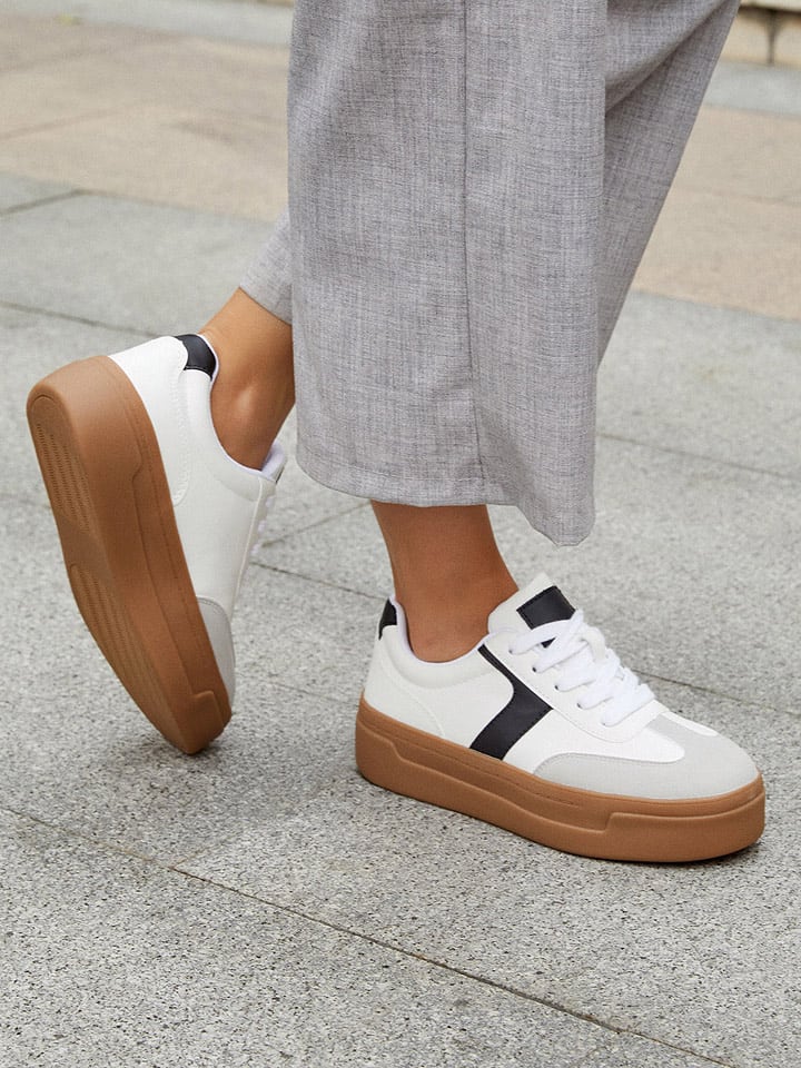 Bellucci Sneakersy w kolorze biało-czarno-szarym rozmiar: 38